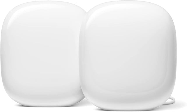 Google Nest Wifi Pro Tribanda (2.4 GHz / 5 GHz / 6 GHz) Wi-Fi 6E (802.11ax) Blanco 2 2x2