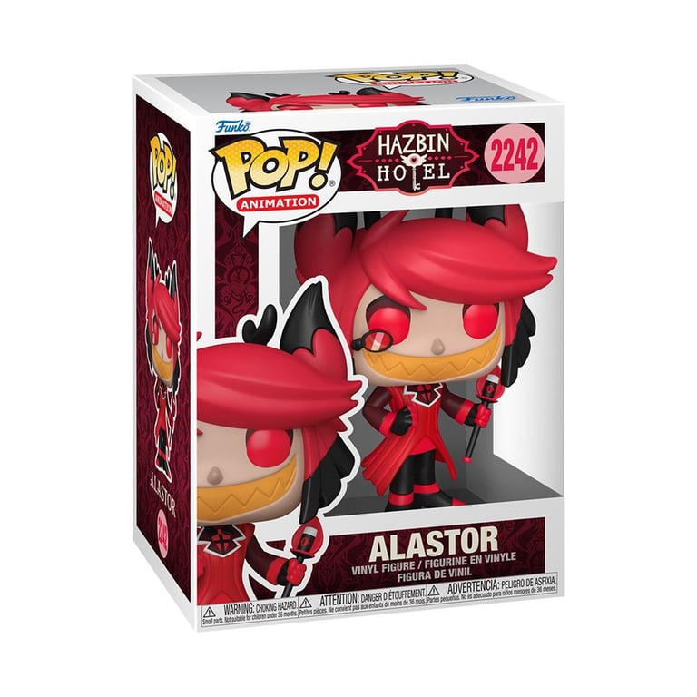 Figurine Funko Pop Animation Hazbin Hotel Alastor with Chase Modèle aléatoire