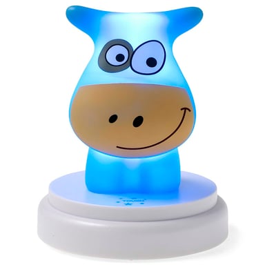 Veilleuse Vache LED NAUGHTY COW Design Mignon Bleu