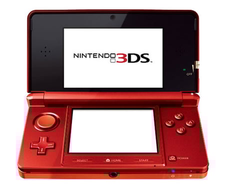 Console 3DS, rossa