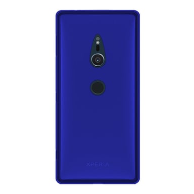 Coque silicone unie compatible Givré Bleu Sony Xperia XZ2