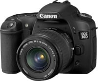 Canon Eos 30D Body Boîtier D'Appareil-Photo Slr 8,2 Mp Cmos 3504 X 2336 Pixels Noir