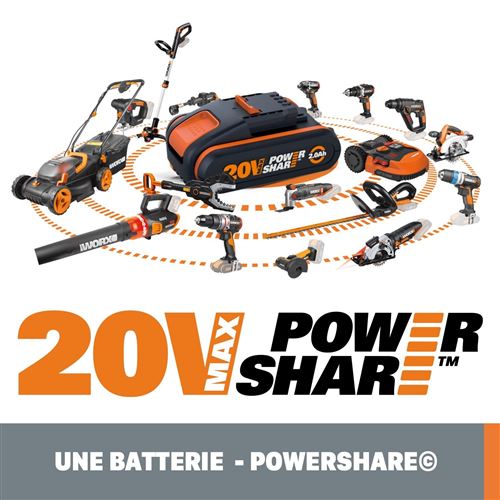 worx WR141E Robot Tondeuse - vue 3