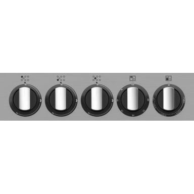 Piano de cuisson électrique BEKO - 6 gaz + 1 wok - 100 cm - PF335325DX - Inox