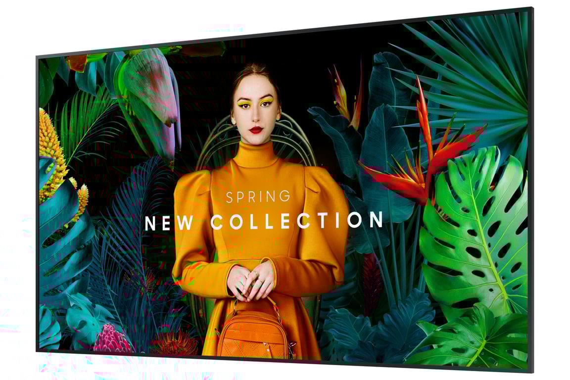 Samsung QH98C Display LED 98 4K Ultra HD 700cdm² Wi Fi Nero per Digital Signage 247 - vue 2