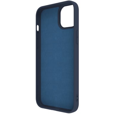 Coque pour iPhone 15 Plus Soft Touch Compatible MagSafe Bleu nuit