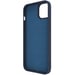 Coque pour iPhone 15 Plus Soft Touch Compatible MagSafe Bleu nuit