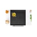 Cuisinière induction CONTINENTAL EDISON CECI60FPB 3 feux 65 L pyrolyse commandes tactiles et manettes Noir L60 x H85 x P60 cm
