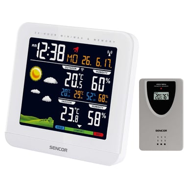 Sencor SWS 5600 estación meteorológica digital Blanco LCD Batería