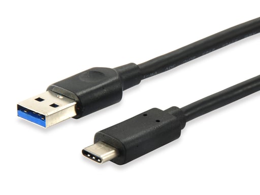 Equip 128343 Cable USB 3.2 Gen 1 C a A, M/M, 0,25m, 5Gbps, Negro