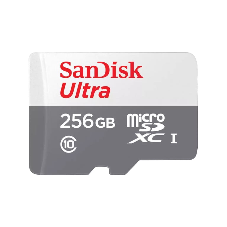 SanDisk Ultra 256 Go MicroSDXC UHS-I Classe 10 - Neuf
