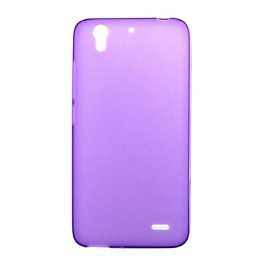 Coque silicone unie compatible Givré Violet Huawei Ascend G630