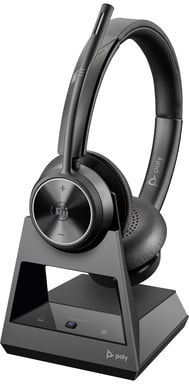 Poly Micro-casque serre-tête Savi 7320 stéréo DECT 1 880-1 900 MHz certifié Microsoft Teams