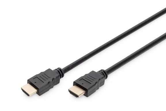 Digitus HDMI à haut débit avec câble de raccordement Ethernet - Neuf