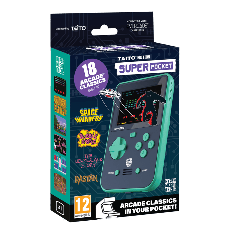 Console rétrogaming JUST FOR GAMES Taito Super Pocket 18 jeux classiques intégrés Compatible Evercade : Plus de 350 jeux - vue 3