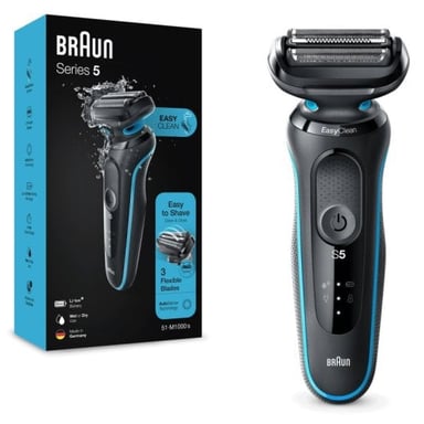 Braun Series 5 51-M1000s afeitadora de láminas Negro, Azul