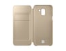 Samsung EF-WJ600 coque de protection pour téléphones portables 14,2 cm (5.6'') Étui avec portefeuille Or Samsung Galaxy J6 (2018)