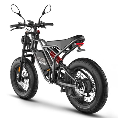 Vélo électrique FAFREES F20 Ultra (Homologation UE L1e-B) - Moteur 750 W batterie 48V25Ah pneu large 20 pouces Freins hydrauliques - Gris