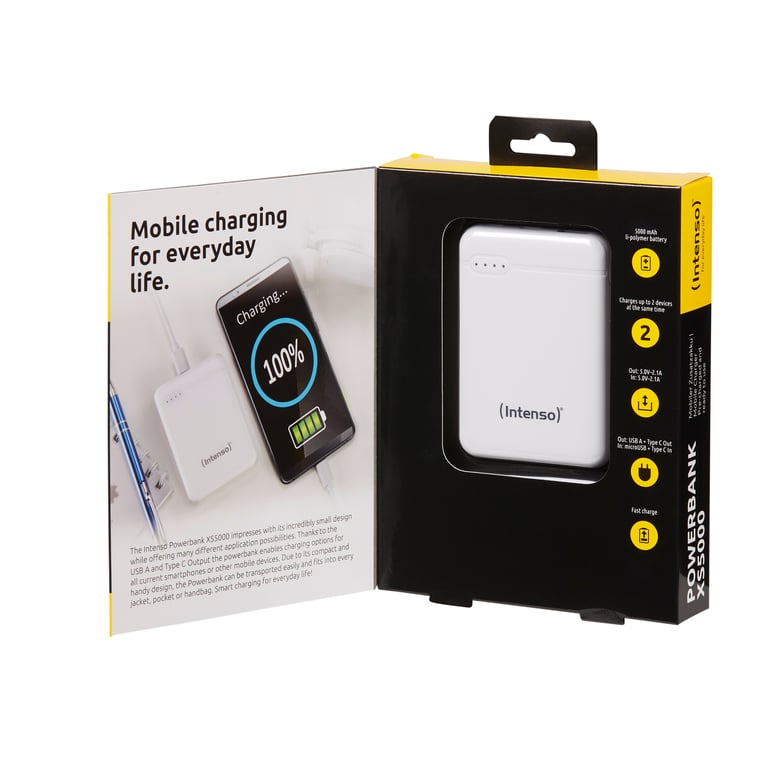 Intenso 7313522 banque d'alimentation électrique Lithium Polymère LiPo 5000 mAh Neuf - vue 3