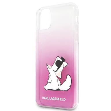 Custodia Karl Lagerfeld per iPhone 11 Pro Max rosa Choupette Fun