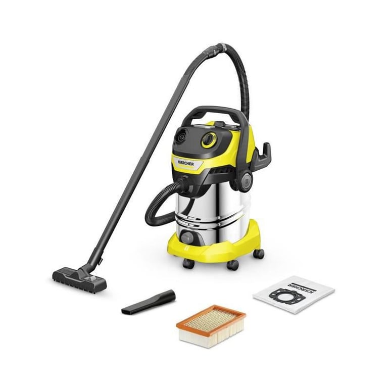 Aspirateur Eau Et Poussières KARCHER WD 5 S V-25/5/22 – 1100 W, Cuve Métal 25 L - vue 4
