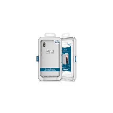 JAYM - Coque Souple Transparente pour Apple iPhone X / XS – Souple et résistante - Traitement Anti-jaunissement – Anti-bulles