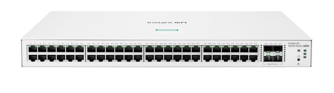 HPE Aruba Networking Networking Instant On Switch 48p Gigabit 4p SFP 1830