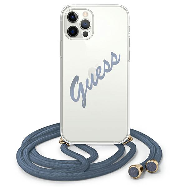 Guess Coque Rigide Pour Iphone 12/12 Pro 6.1 Motif Vintage