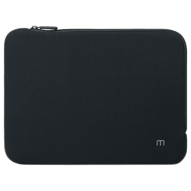 Funda de neopreno para portátil de 14-16'', Bolsa de protección para PC/portátil/Ultrabook de hasta 16'', Funda para portátil de 15,6'', Negro/Gris