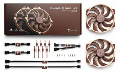 Noctua NF A14x25r G2 PWM PWM Sx2 PP - vue 2