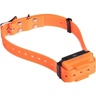 Collier de dressage Num'Axes Canicom R Rechargeable 3 modes (son/vibration/stim réglable) Étanche Orange