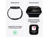 Apple Watch Series 10 OLED 42 mm Digital 374 x 446 Pixeles Pantalla táctil 4G Negro Wifi GPS (satélite)