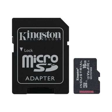 Tecnologia Kingston Industrial 16GB MicroSDHC UHS-I Classe 10