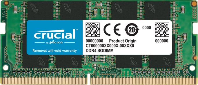 Modulo di memoria Crucial CT8G4SFRA32AT 8 GB 1 x 8 GB DDR4 3200 MHz