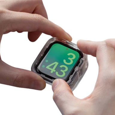 Rhinoshield Protector de pantalla 3D para Apple Watch Ultra con aplicador suave antichoque Transparente