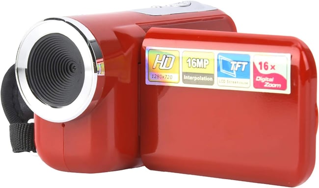 Caméscope numérique TFT LCD de 2 pouces 1080 X 720 rouge