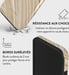 Burga Funda para iPhone 15 Tough A prueba de golpes modelo Full Glam Beige
