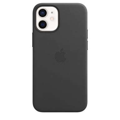 APPLE iPhone 12 mini Funda de piel con MagSafe - Negro