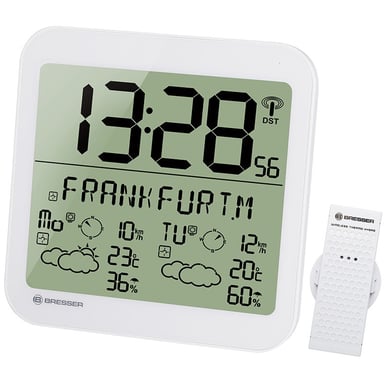 Bresser mytime meteotime orologio da parete LCD bianco 4cast