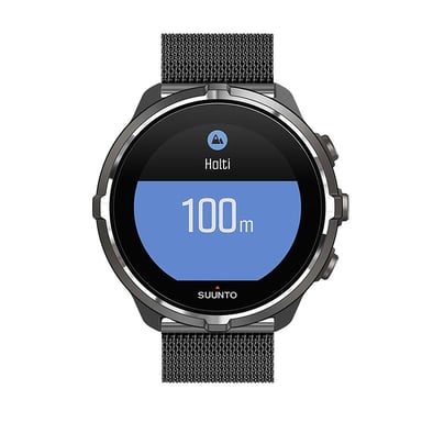 Correa de reloj de acero inoxidable para Suunto 9 Baro/7/d5/Spartan Black 22 mm