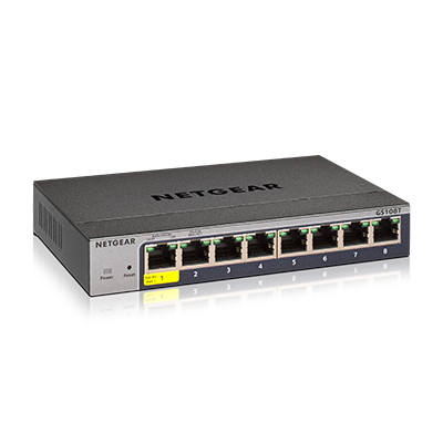 NETGEAR GS108T 300 Géré L2L3L4 Gigabit Ethernet 101001000 Neuf