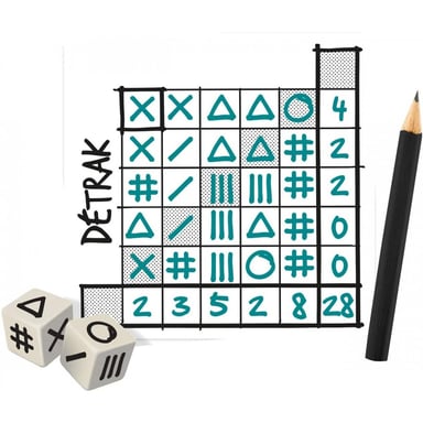 Detrak - Jeu d'Ambiance Stratégique pour Toute la Famille