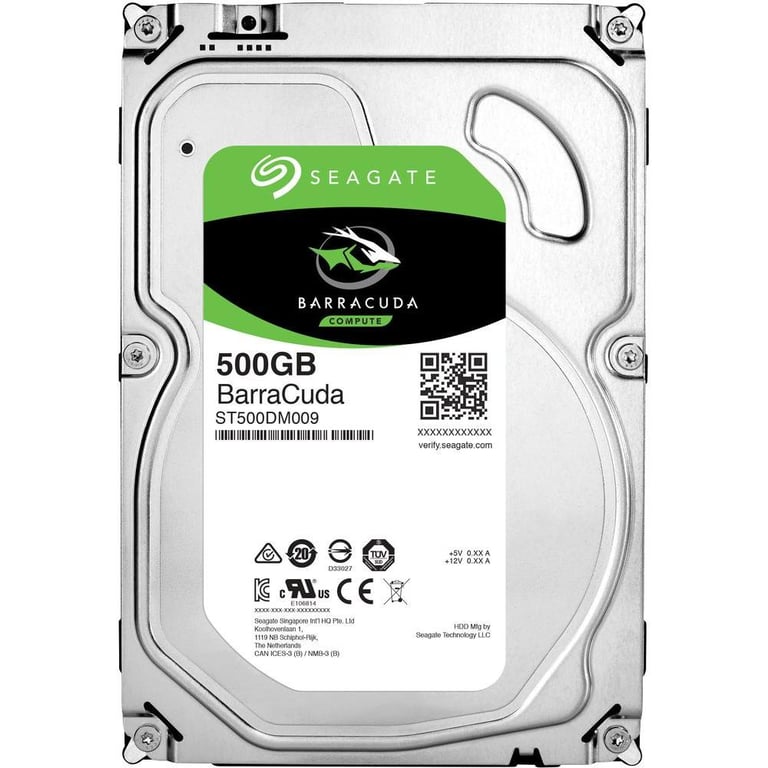 Seagate Modèle du produit : BarraCuda 500 Go ST500DM009 Neuf