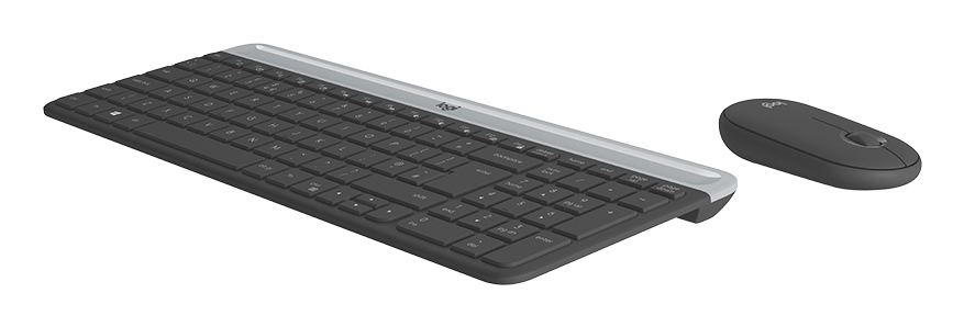 Logitech Slim Wireless Combo MK470 - vue 3