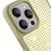 Guess Funda rígida para Apple iPhone 15 Pro Triangle Diamond Dorado
