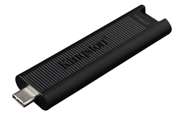 Unidad flash USB DataTraveler Max 256 GB de Kingston Technology USB Type-C 3.2 Gen 2 (3.1 Gen 2) Negro