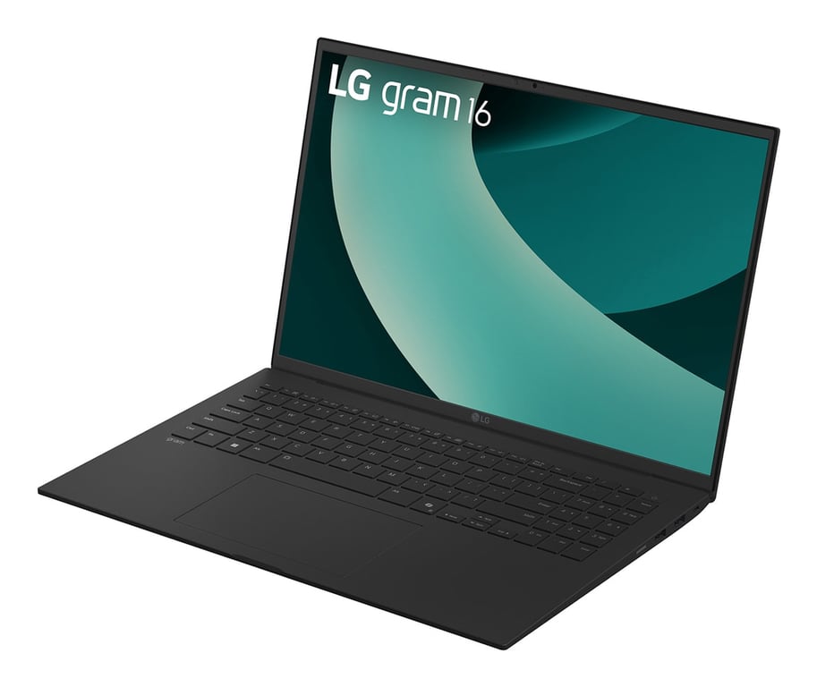 LG Gram 16Z90TL Copilot+ PC Intel Core Ultra 7 258V Ordinateur portable 40,6 cm (16 ) WQXGA 32 Go LPDDR5x-SDRAM 1 To SSD Wi-Fi 7 (802.11be) Windows 11 Home Noir - Neuf