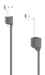 Cinturino in morbido silicone gel con clip magnetica per AirPods/ AirPods Pro, nero satinato