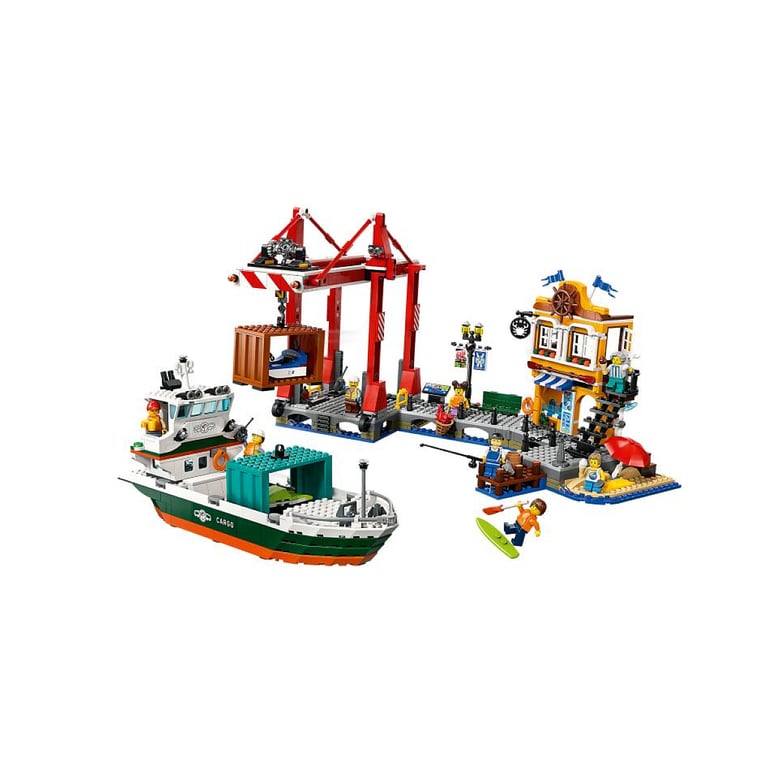 Lego City Le Port Et Le Navire Marchand 60422 Lego La Boite - vue 5