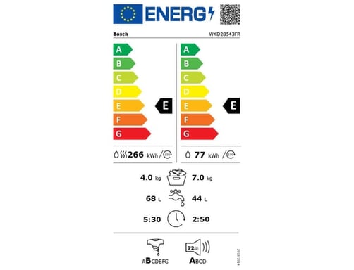 LAV SEC  INTEGRABLE BOSCH WKD28543FR
